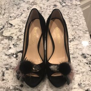 Enzo Angiolini peep toe heels